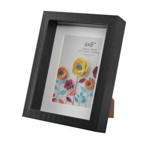 Vienna Shadow Box Black 6x8 with 4x6 Opening